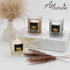 Wholesale Private Label Romantic Luxury Aromatherapy LED Candle with Jelly Wax for Christmas Gift and Decoration