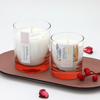 Two-Tone Glass Scented Glass Candle for Home Decoration