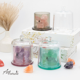 Luxurious Aromatherapy Diffuser with Natural Crystal for Home Decoration