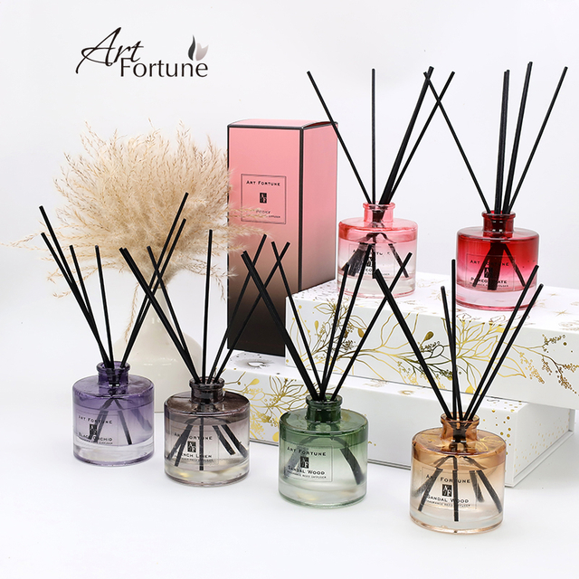 Romantic Reed Diffuser with Multiple Specifications Glass Bottles