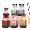 Scented Candle with Gradient Color Box And Two-Tone Glass for Home Decor