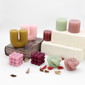 Wholesale Customizable Mold Handmade Soy Wax Candle