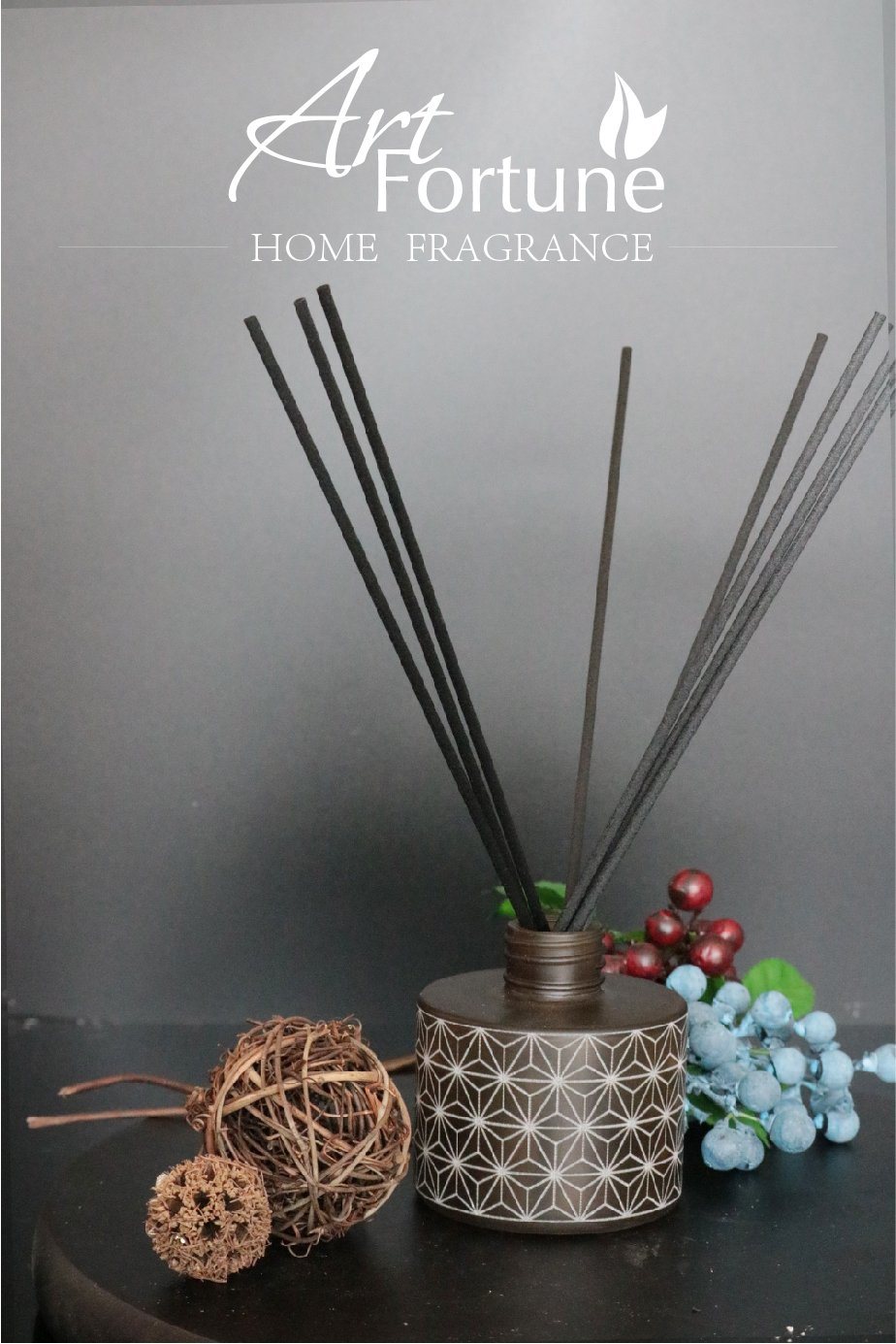 Aroma Reed Diffuser with Ratten Sticks for Home Fragrance