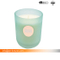 Fragrance Scented Frosted Spray Glass Jar Candle with Color Label for Home Decor