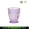 Glass Candle Holder with Dotted Decor for Tealight Candle