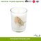 Scented Glass Candle with Color Coating and Silkscreen for Decor