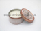 Travel Tin Candle with Decorative Paper for Home Decor