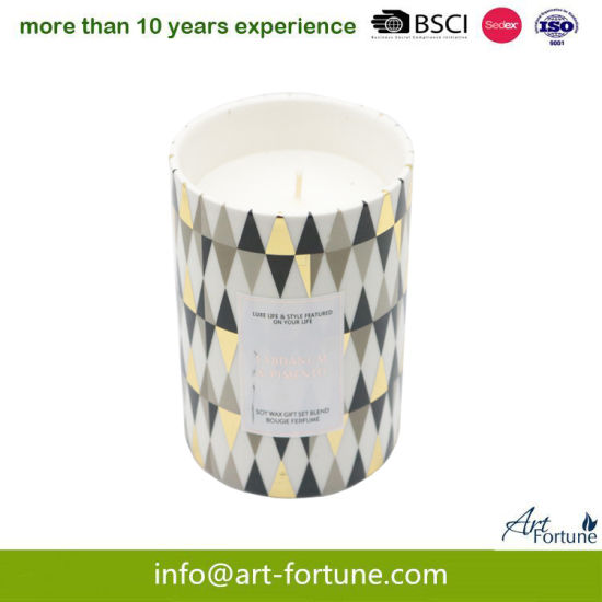 Decorative Scent Ceramic Candle for Home Decor