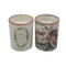 7*8cm Scent Glass Candle with Color Paper Label for Home Decor