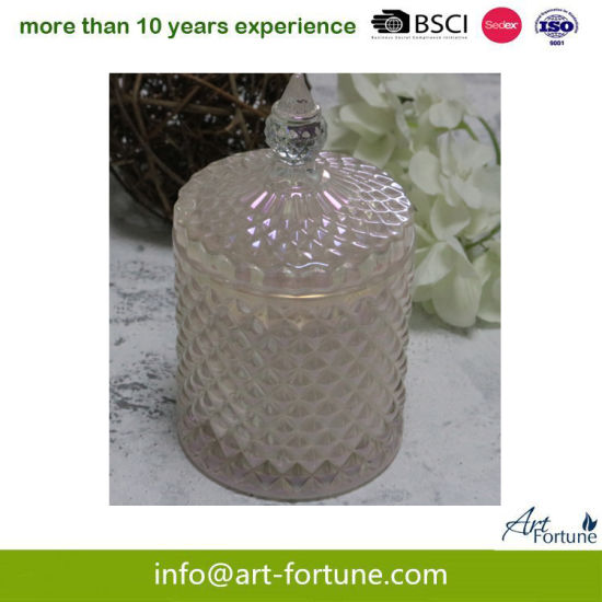Scent Bell Jar Candle with Decal Paper for Home Decor