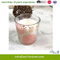 Inner Sprayed Glass Candle with Spot Foil Decal for Home Decoration