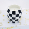 Customized Ceramic Candle Jars Glazed Color Candlestick Porcelain for Home Decoration