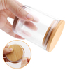 Wholesale Customize Round Shape Transparent Glass Candle Cup Container for Candle Container