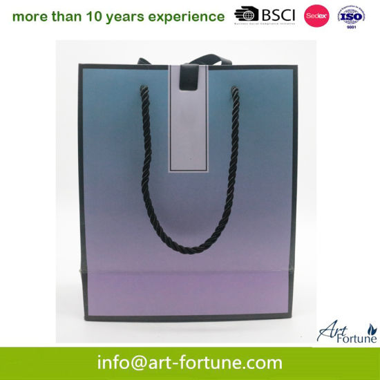 Custom Color Printing Paper Bag for Shopping with Handles