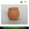 Outdoor-Natural Candle Holder--Clay Ceramic Pot with Bulge Shape