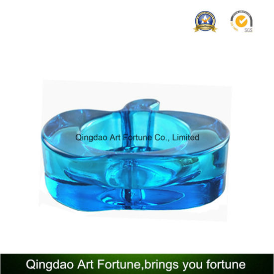 Blue Color Apple Candle Holder for Daily Decor