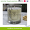 Scent Soya Wax Glass Jar Candle with Decal Paper in Gift Box for Home Decor