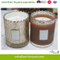 Star Shaped Scent Glass Candle with Electroplate for Home Decor