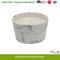 Fragrant Scented Ceramic Candle with Black Marbling for Party