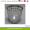 Glass Candle Holder with Electroplate