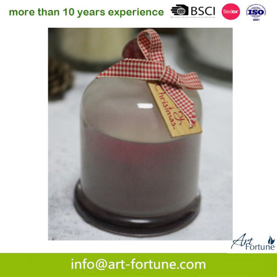 7 Oz Scent Glass Cloche Candl for Christmas
