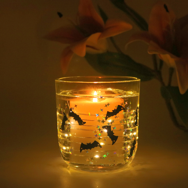 Halloween Atmosphere LED Scented Candles with Customizable Styles