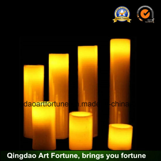 Battery Operated Flameless LED Wax Candle for Home Decor