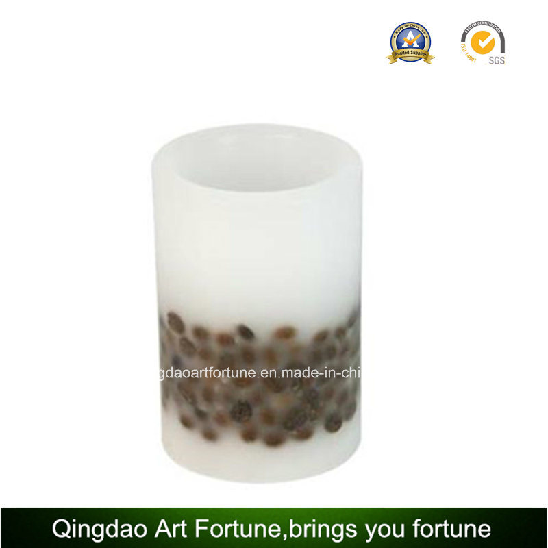 Flameless LED Candle with Decoration for Gift Holiday Decor