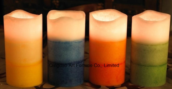 Melted Mouth LED Wax Candles for Home Decor