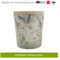 200g Scented Candle with Fresh Flower Pattern Decal Spaper and Wooden Lid