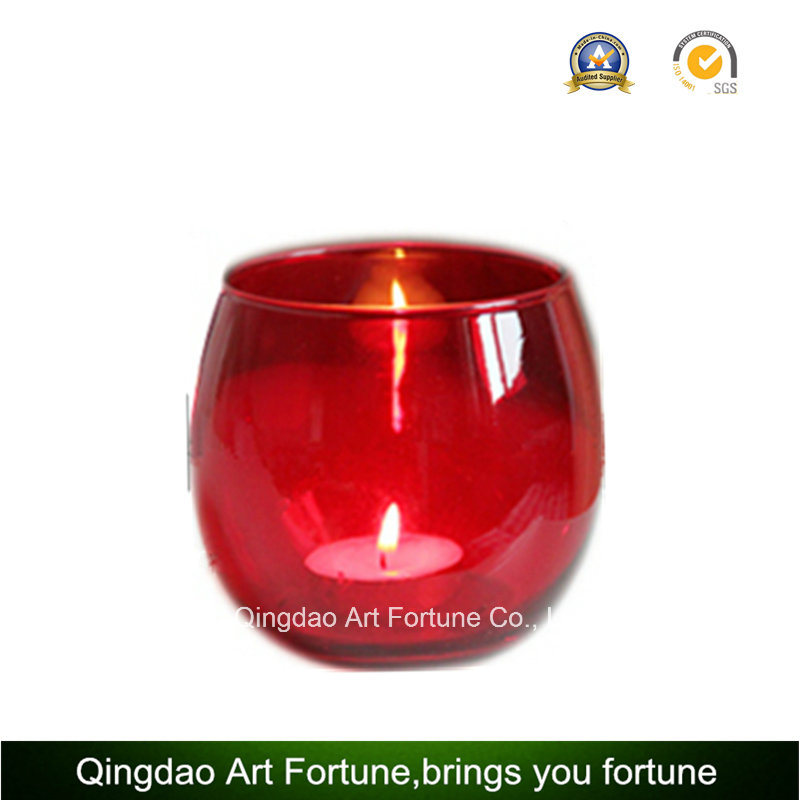 Round Glass Candle Holder for Tealight and Votive Manufacturer