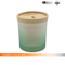 Scented Glass Candle with Spray Color Change for Decro