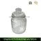 Ribbled Glass Filled Jar Candle with Various Scents