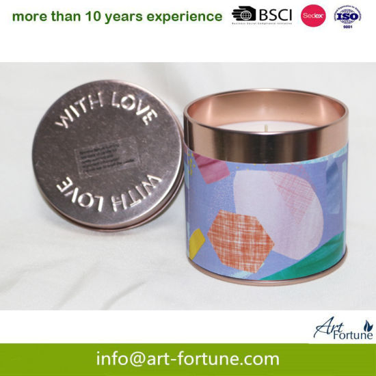 Soy Wax Travel Tin Candle for Home Fragrance