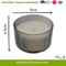 Hot Sale Black Luxury Scented Organic Soy Glass Candle