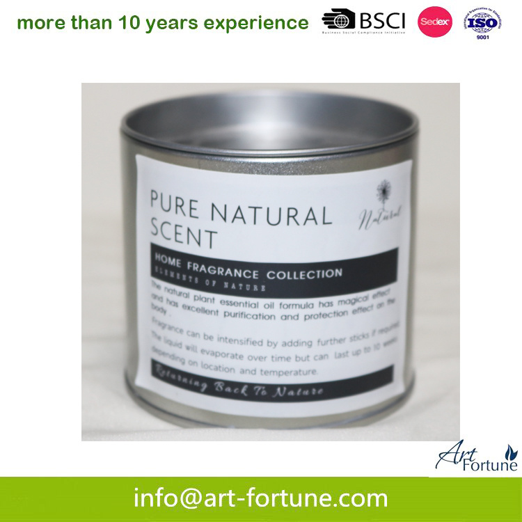 Floral Scent Wax Candle Travel Tin Can