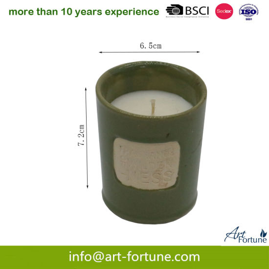 Shaped Scented Ceramic Candle for Home Deco
