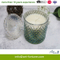 Outer Colorful Electroplated Scented Glass Candle with Lid for Home Decoration