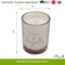 Glass Scented Candle with Solid Spray for Home Decor