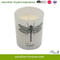 120g Glass Scented Candle with Paper Decal and White Solid Spray for Party