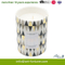 Color Sprayed Ceramic Scented Candle with Lid for Home Decor