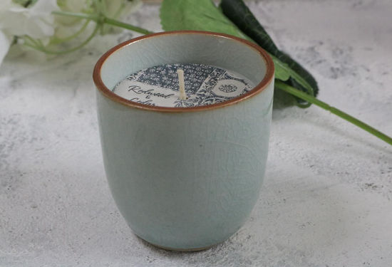 7*5.5 Cm Scent Ceramic Candle for Home Decor
