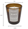 Brown Glass Scented Candle with Gift Box