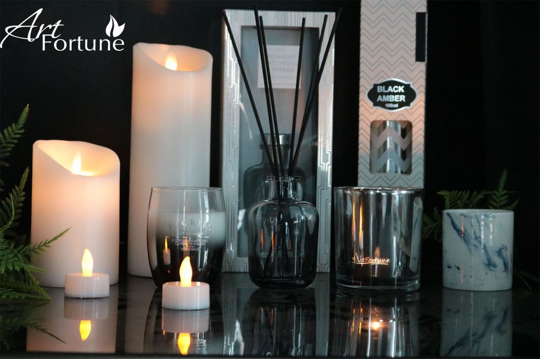 Luxury 50ml Fragrance Air Conditioner with Scented Glass Candle Gift