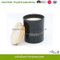 Hot Sale Soya Wax Glass Jar Candle with Wooden Lid