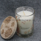 Hot Sale Soya Wax Glass Jar Candle with Wooden Lid