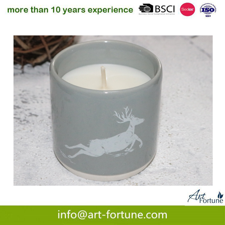 3PCS Deer and Other Animal Modeling Scented Candle for Christmas 2.1oz*3