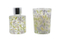 Glass Candle and Reed Diffuser with Decal Paper Gift Set for Easter Festival