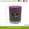 200g Glass Scented Navy Blue Candle with Solid Spray for Home Decor