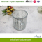 Glass Candle Holder with Inner Electroplated and Outer Sprayed